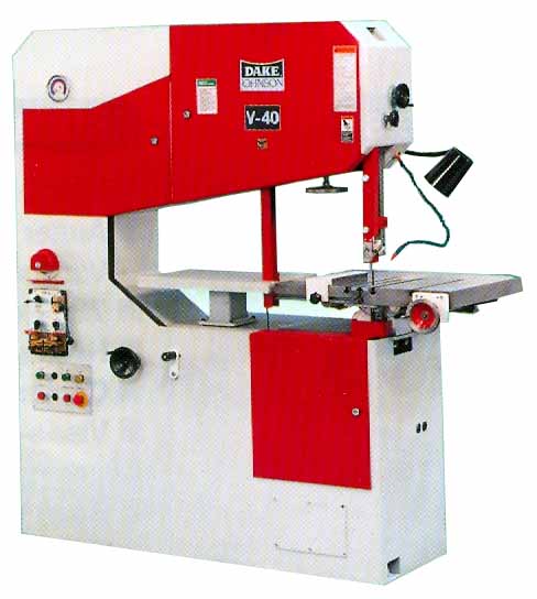 41" DAKE ... VERTICAL BANDSAW